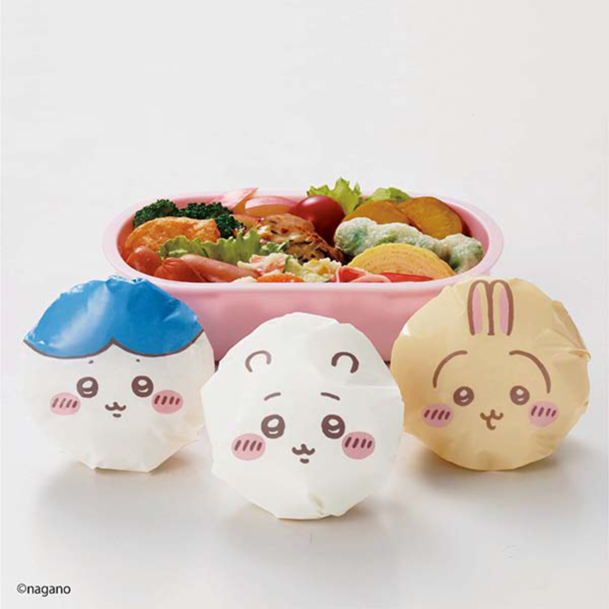 ちいかわ おにぎりラップ 12枚入 ( ちいかわ おむすびラップ おにぎり おむすび ラップ 弁当 日本製 おにぎりシート おむすびシート おにぎり用 おむすび用 幼稚園 保育園 キッズ 子供 )
