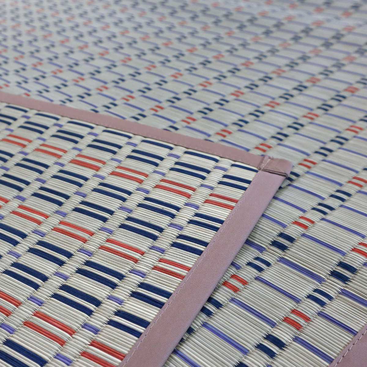 い草ラグ せせらぎ 191×250cm 掛川織 花ござ ( い草マット い草カーペット カーペット ラグ ござ 天然素材 い草 抗菌力 防カビ性 消臭性 除湿 保湿 静音 静音性 防カビ 抗菌 空気清浄 リラックス マット ) 【グリーン】 グリーン