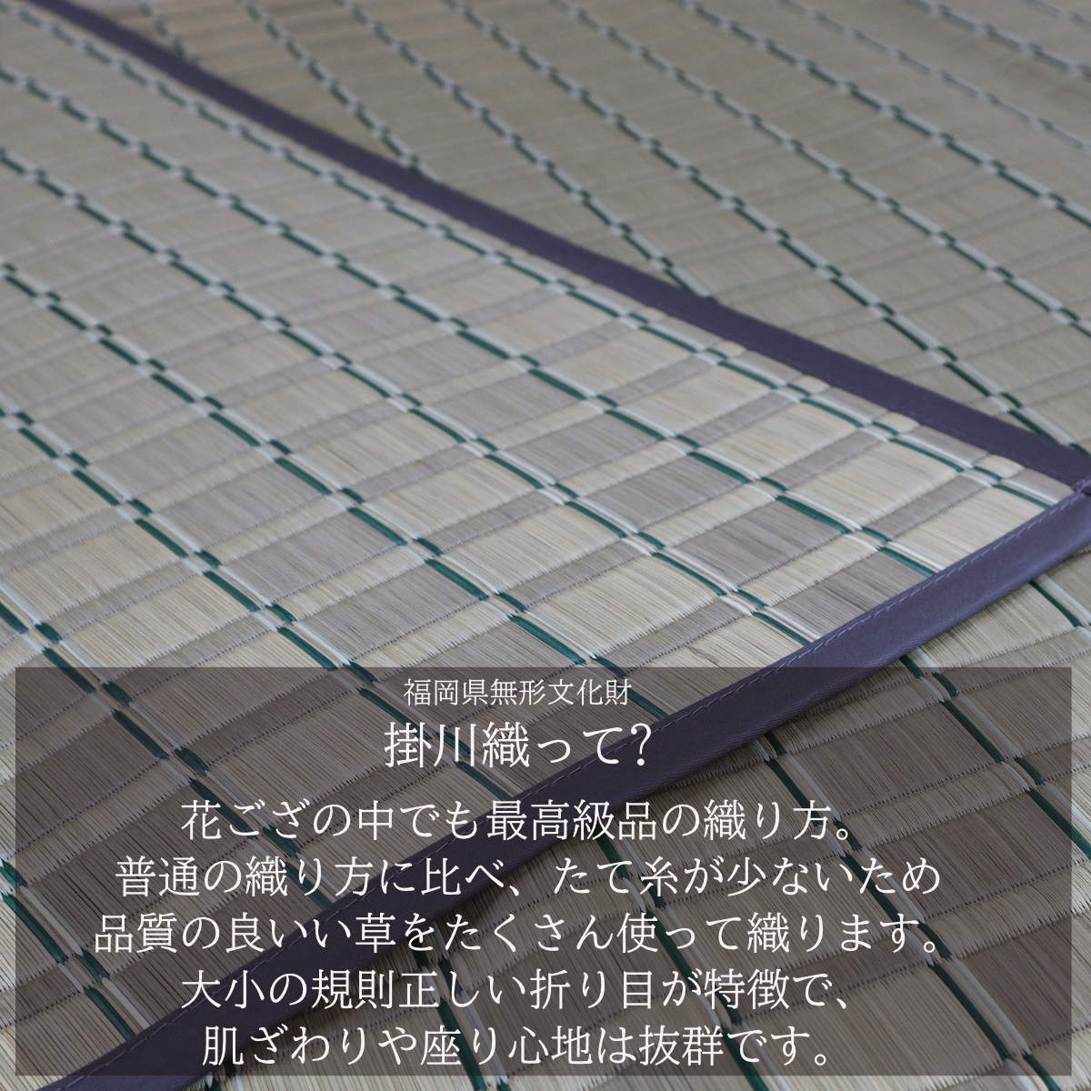 い草ラグ 室町 191×250cm 掛川織 花ござ ( い草マット い草カーペット カーペット ラグ ござ 天然素材 い草 抗菌力 防カビ性 消臭性 除湿 保湿 静音 静音性 防カビ 抗菌 空気清浄 リラックス マット ) 【グリーン】 グリーン