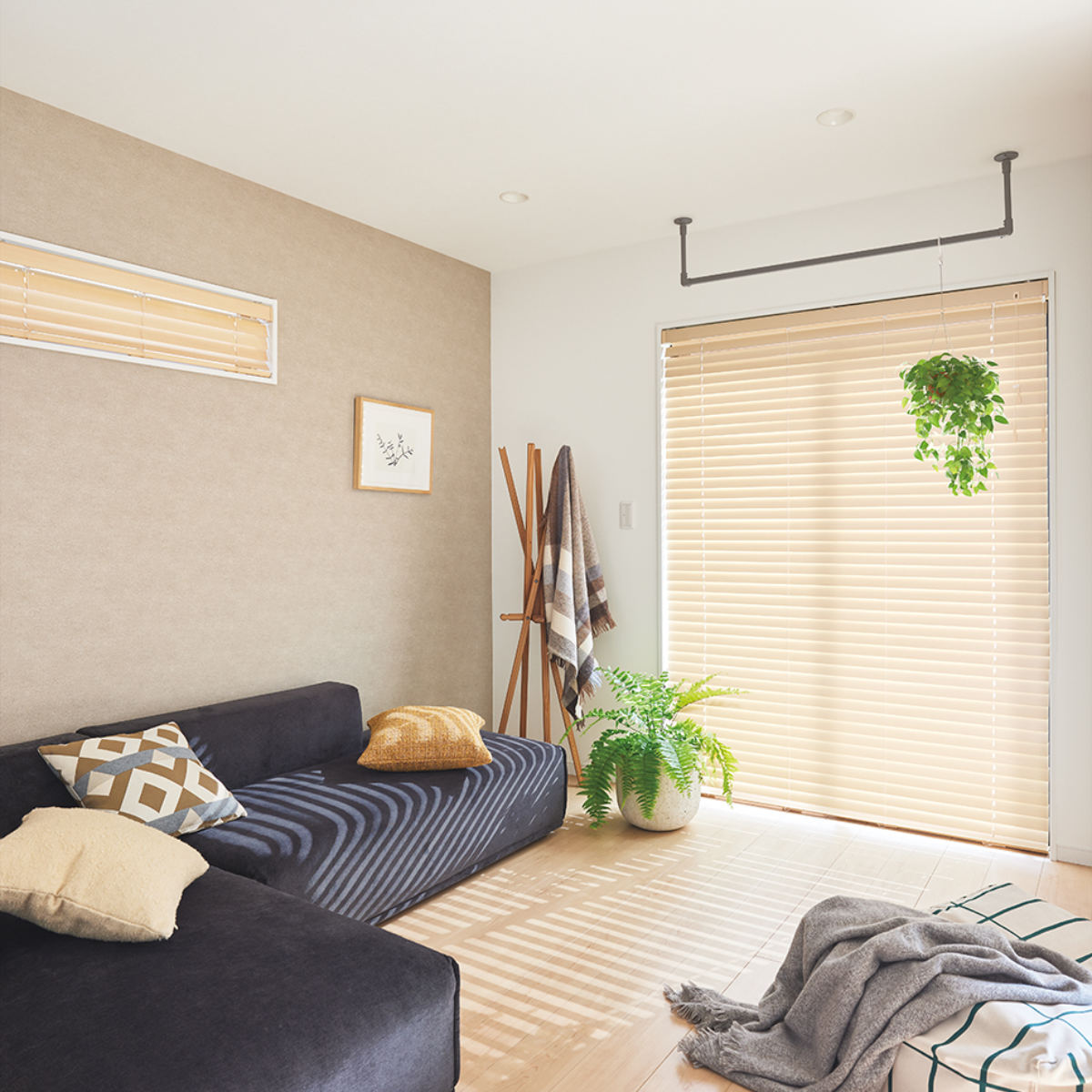 室内物干し TOSO 幅178×高さ27cm ハンギングバー アイアンバー ( ハンガーバー アイアン 物干し 幅178cm 天吊り ハンガーパイプ 室内干し おしゃれ ハンガーラック 洗濯物干し インテリア 衣類 収納 クローゼット ランドリー ) 【グレー】 グレー