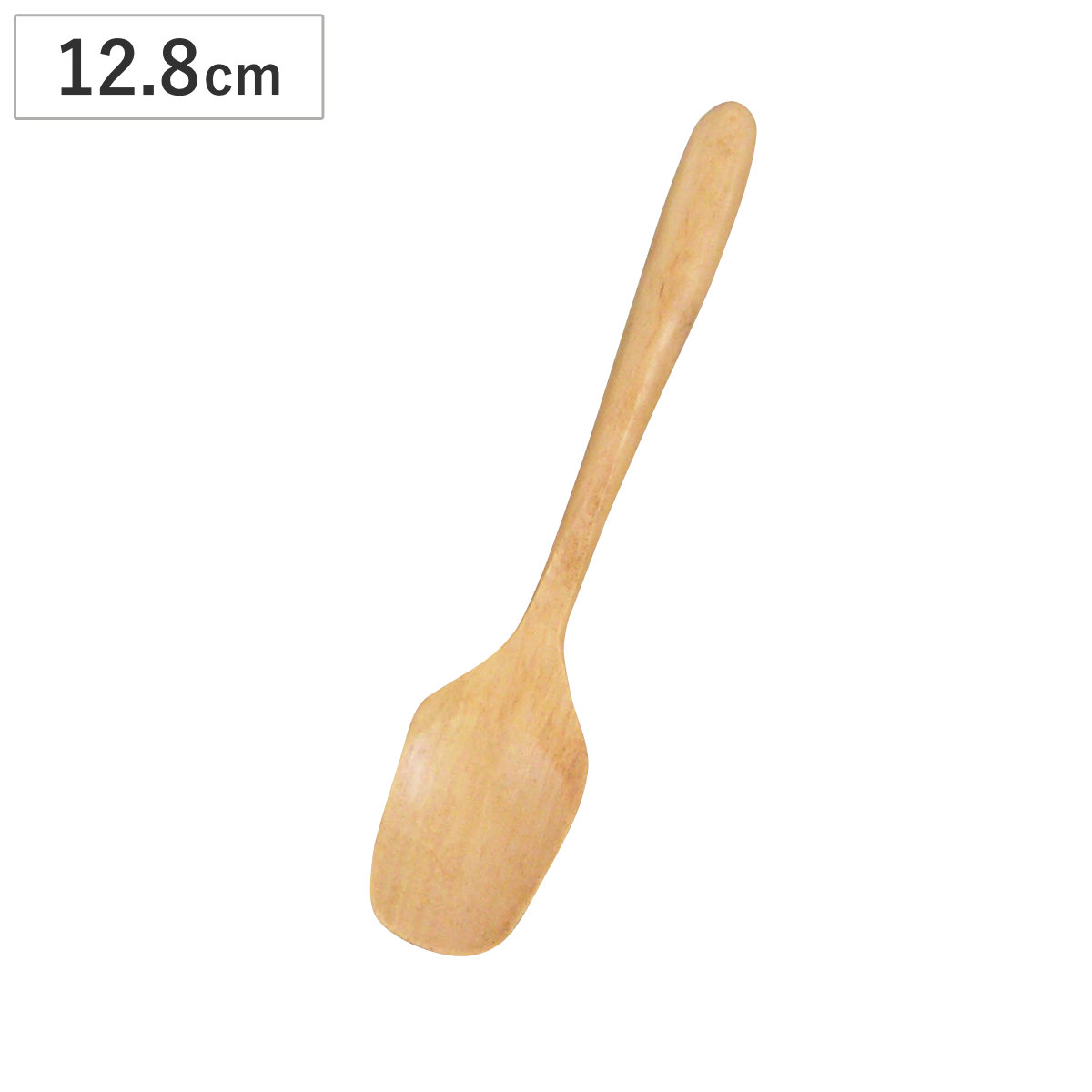 スプーン アイスクリームスプーン サオ ( 12.8cm 木製 天然木 木のスプーン アイス用 カトラリー 口当たり やさしい プリン ヨーグルト 木製カトラリー ナチュラル おしゃれ カフェ風 使いやすい )