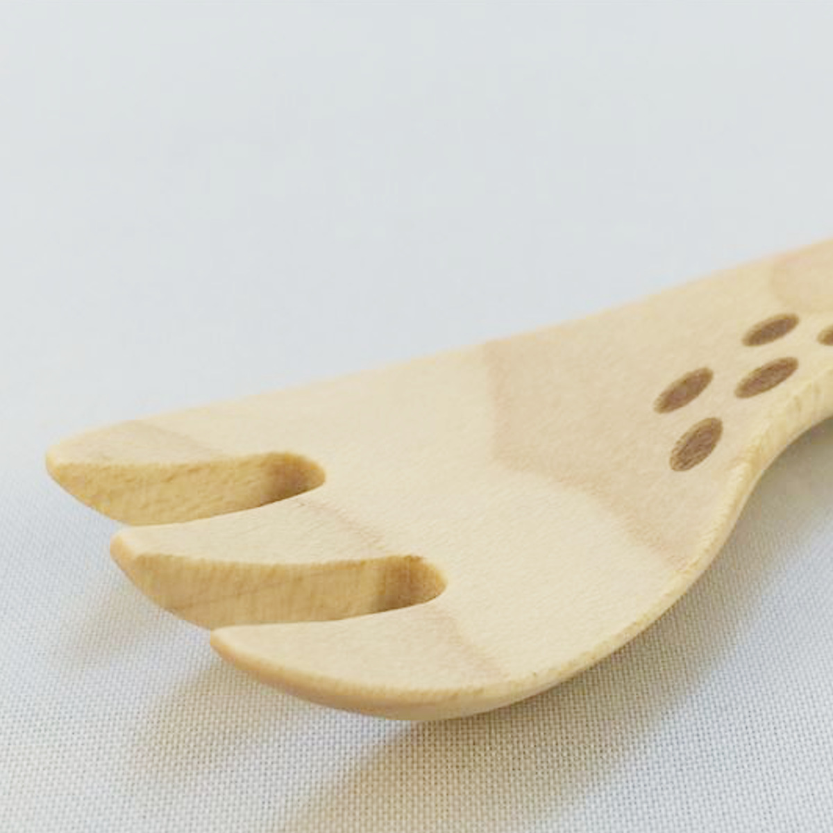 フォーク おやつフォーク メープル ( デザートフォーク カトラリー 天然木 アニマル 木製食器 可愛い 木 かわいい ウッドカトラリー ) 【フクロウ】 フクロウ