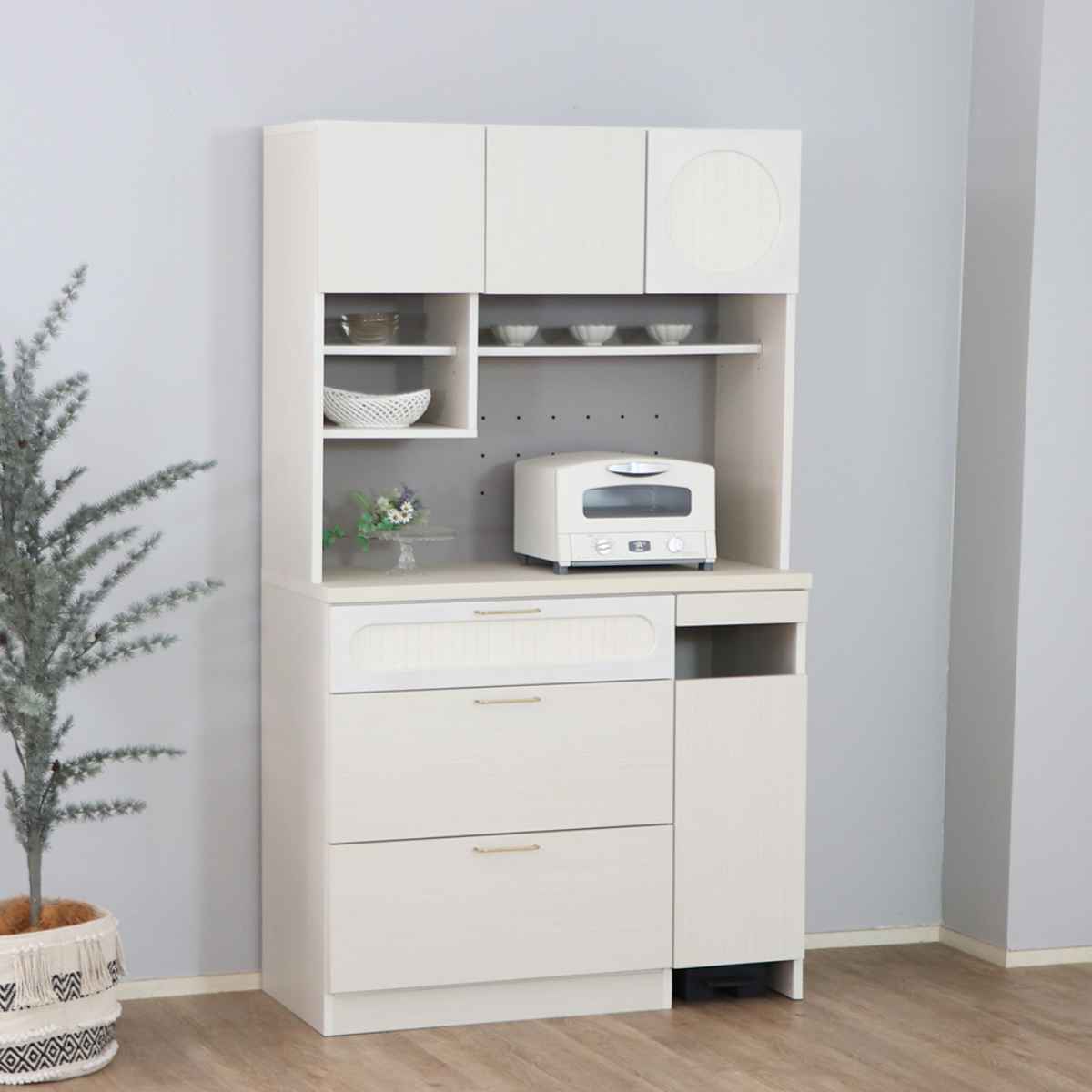 食器棚 共和産業 キッチンボード ホワイト - 収納家具