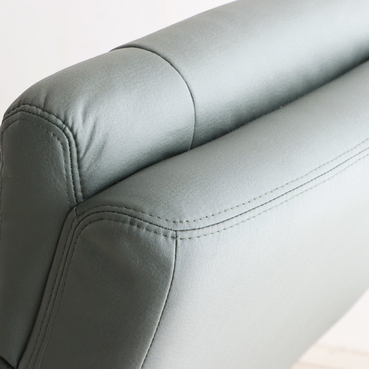 リビングチェア 座面高46cm パーソナルチェア アストラ ( チェア 1人掛け リクライニング 無段階 ヘッドレスト アームレスト オットマン 肘掛け ハイバック リラックス チェアー イス 椅子 いす 足置き リビング ) 【グリーン】 グリーン