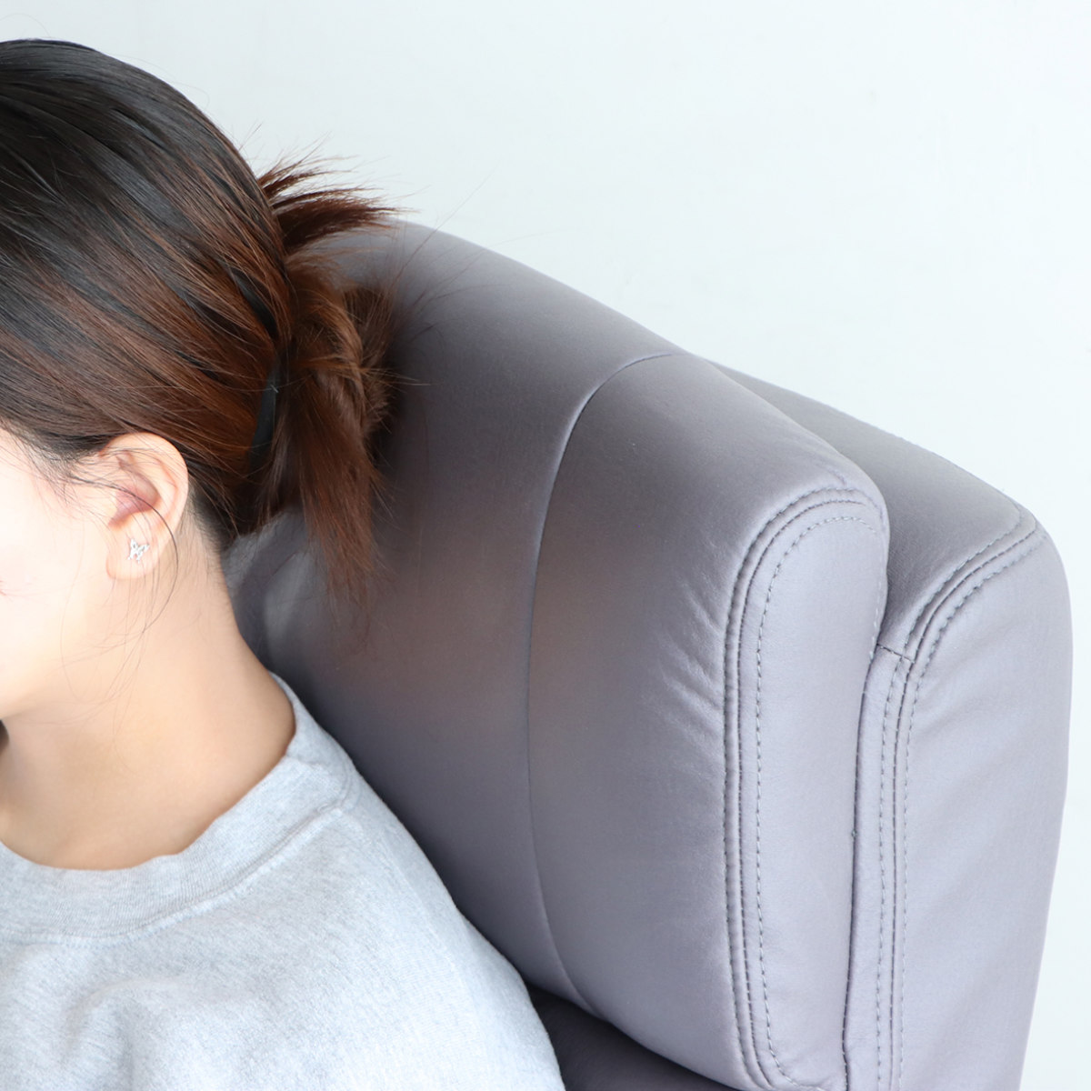 リビングチェア 座面高46cm パーソナルチェア アストラ ( チェア 1人掛け リクライニング 無段階 ヘッドレスト アームレスト オットマン 肘掛け ハイバック リラックス チェアー イス 椅子 いす 足置き リビング ) 【グリーン】 グリーン