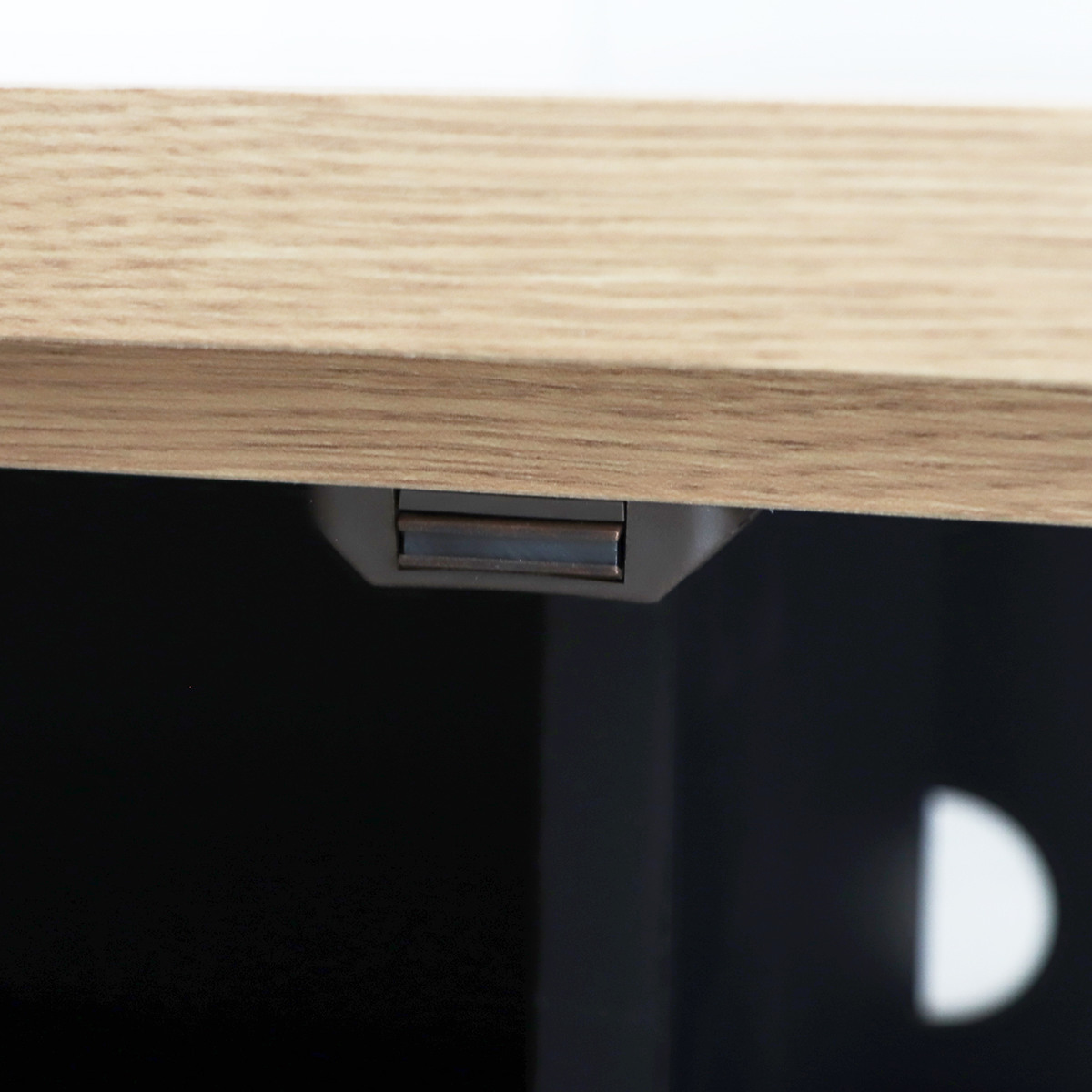 テレビ台 幅140cm ジェイク ローボード 完成品 日本製 ( 58型対応 テレビボード 木目調 引き出し スライドレール リビングボード リモコンOK フロート風 収納 ガラス コード穴 ブラウン ナチュラル ブラック ) 【ナチュラル】 ナチュラル