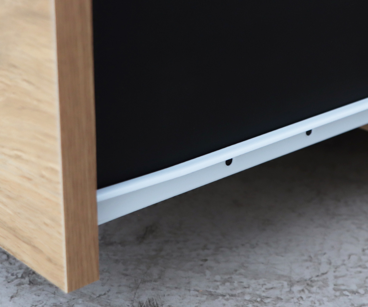 テレビ台 幅180cm ジェイク ローボード 完成品 日本製 ( 80型対応 テレビボード 木目調 引き出し スライドレール リビングボード リモコンOK フロート風 収納 ガラス コード穴 ブラウン ナチュラル ブラック ) 【ナチュラル】 ナチュラル