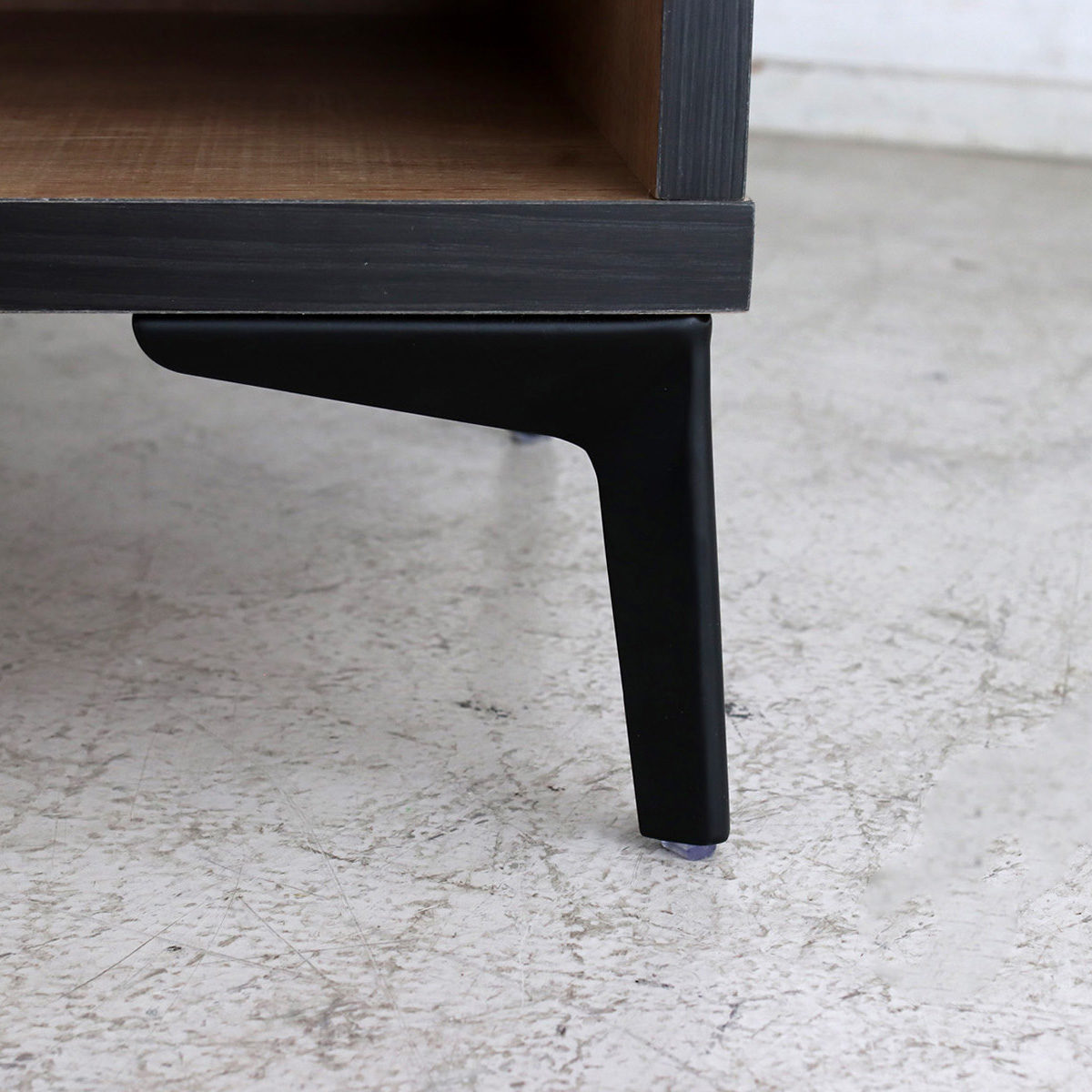 ローシェルフ 幅90cm 引き出し 木目調 日本製 脚付き ( シェルフ 本棚 ラック 収納 飾り棚 間仕切り ディスプレイ オープンラック バイカラー 家具 )