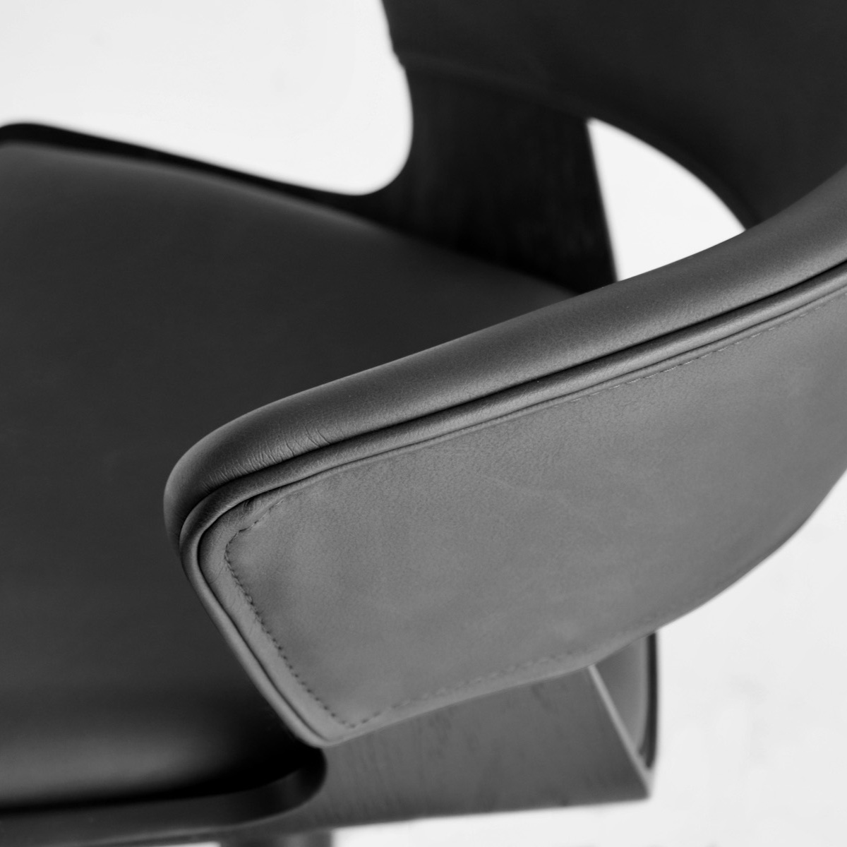 カウンターチェア 回転 昇降式 木目調 フットレスト付き バーチェア LCI ( バー スツール チェア 椅子 イス 無段階 高さ調節 フットレスト レザー調 日本製 背もたれ付き ウレタン 回転椅子 キッチン ダイニング カウンター ) 【ブラウン】 ブラウン