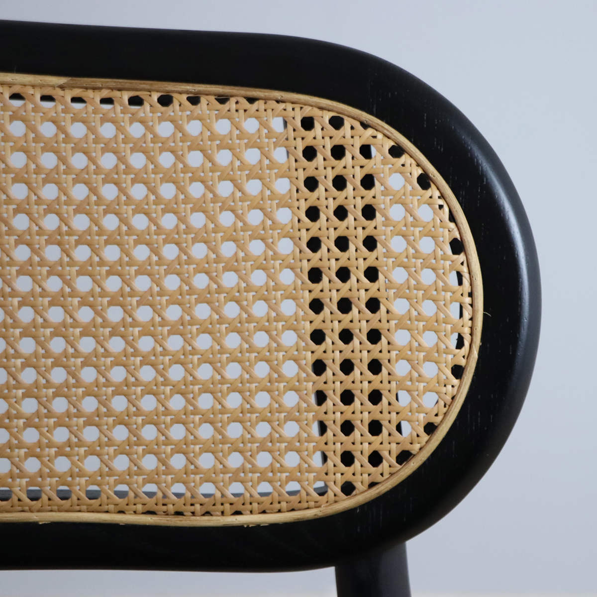 ダイニングチェア 座面高45cm 背もたれ付き コッティ ( チェア ダイニング イス 木製 天然木 食卓椅子 アームレス 肘なし 完成品 ラタン調 ウッドチェア 椅子 チェアー いす 食卓 リビング リビングチェア アッシュ ビーチ ) 【ブラウン】 ブラウン