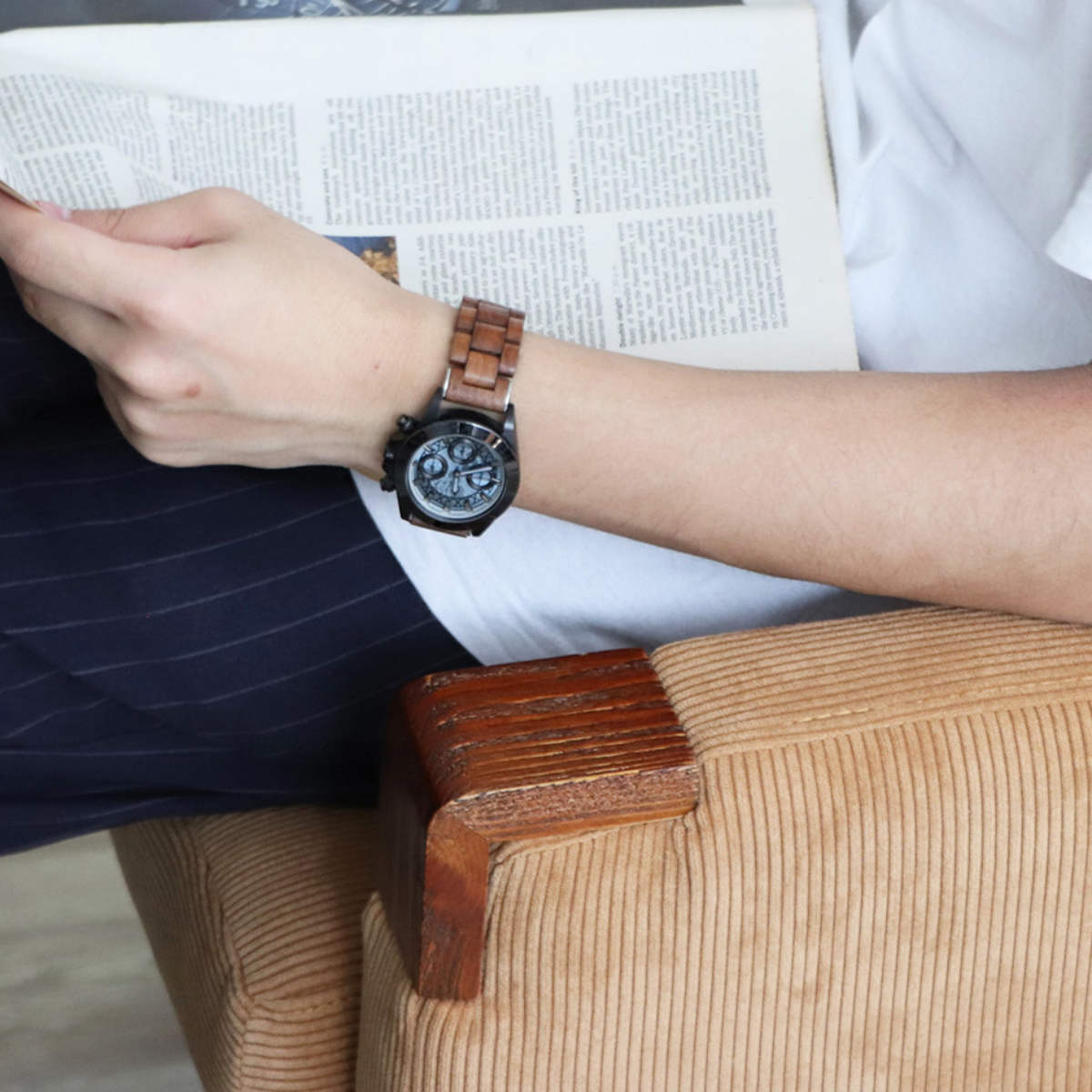 オフィスチェア 座面高43~50.5cm 回転 昇降式 ウォルク コーデュロイ ( ワークチェア パソコンチェア 高さ調節 座面 広め 肘掛け キャスター付き デスクチェア チェア イス オフィス 仕事 在宅 チェアー 椅子 いす ) 【グリーン】 グリーン