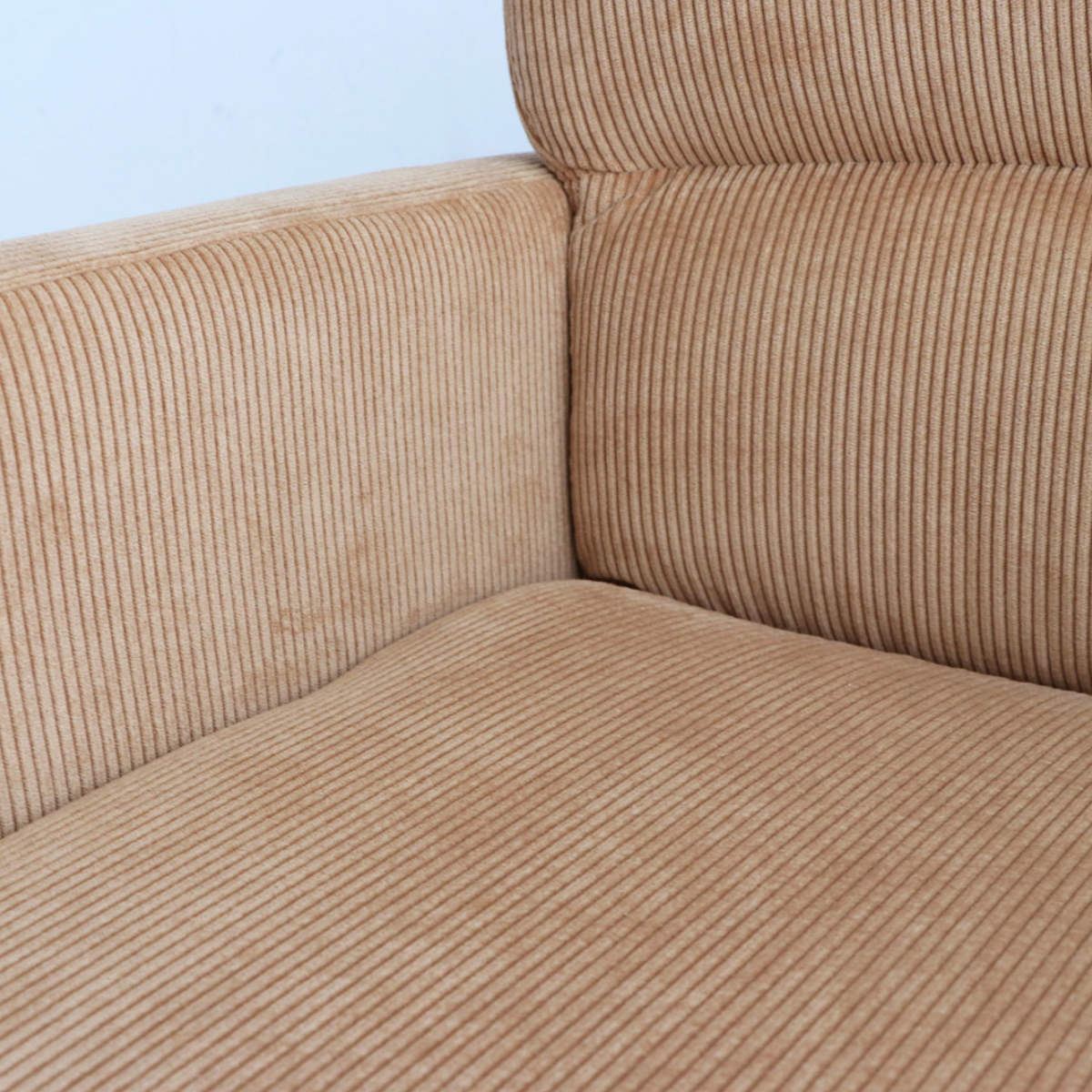 オフィスチェア 座面高43~50.5cm 回転 昇降式 ウォルク コーデュロイ ( ワークチェア パソコンチェア 高さ調節 座面 広め 肘掛け キャスター付き デスクチェア チェア イス オフィス 仕事 在宅 チェアー 椅子 いす ) 【グリーン】 グリーン