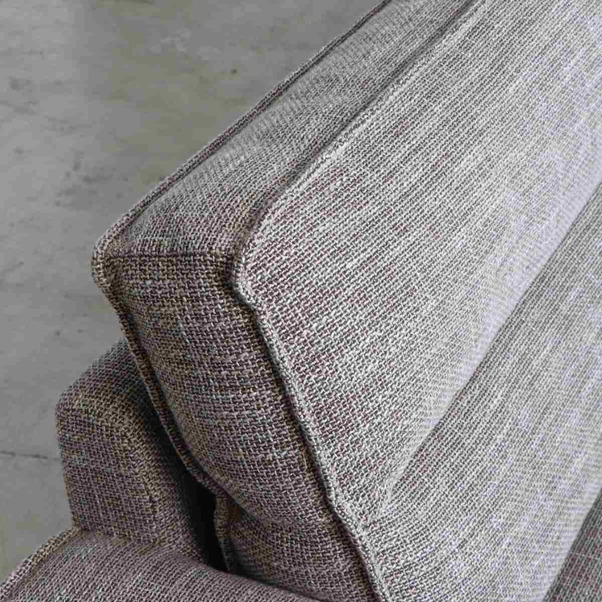 ソファ 幅196cm 3人掛け ヘボン ( リビングソファ ソファー 完成品 肘掛け 広い 座面 ゆったり ごろ寝 ファブリック 木製脚 アンティーク調 ろくろ脚 sofa )