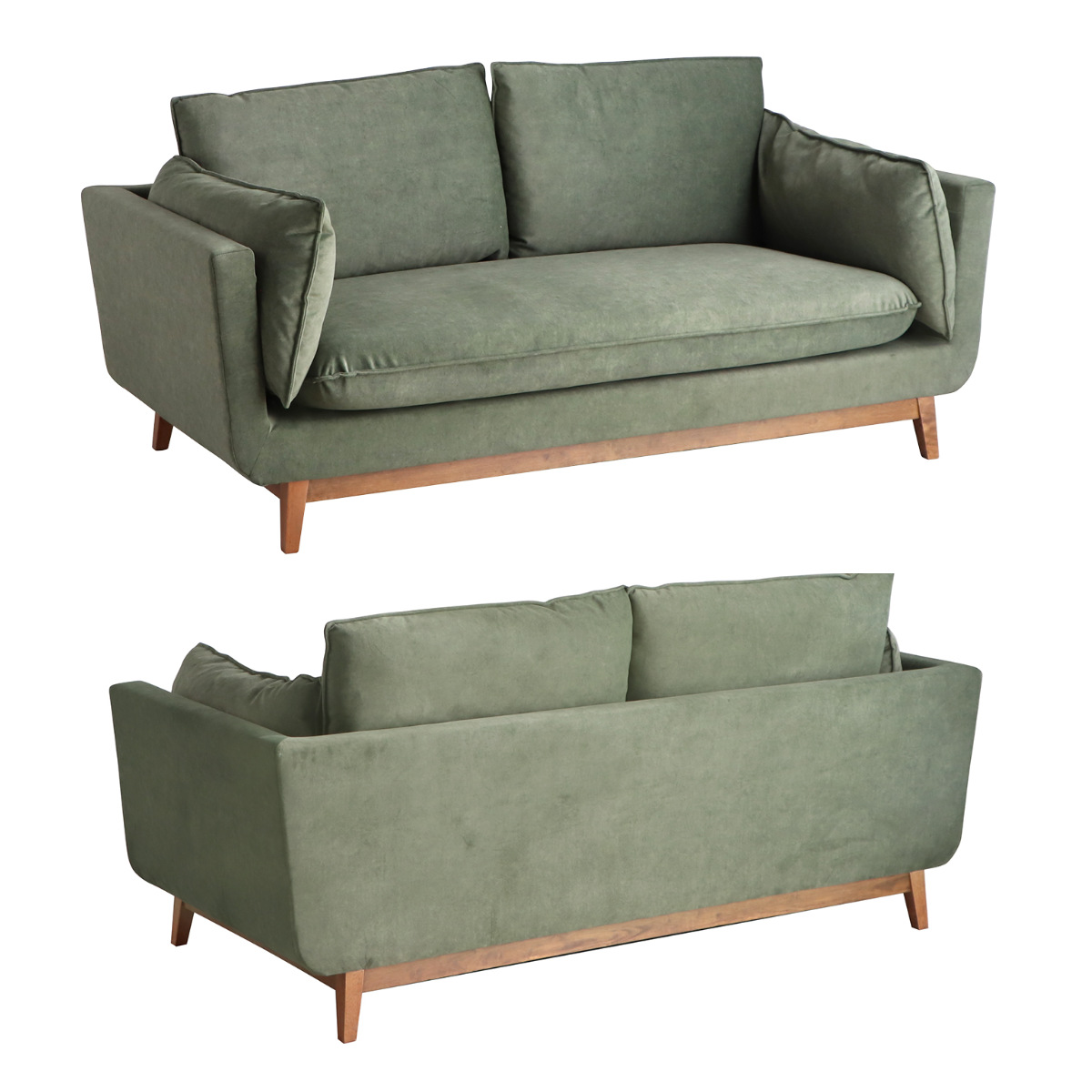 ソファ 幅181.2cm 2.5人掛け ファブリック NCLシリーズ ( リビングソファ sofa 木製 天然木 クッション付き 肘掛け 布 撥水性 ダイニングソファ 柔らかい 肌触り ソファー クッション 取り外し )