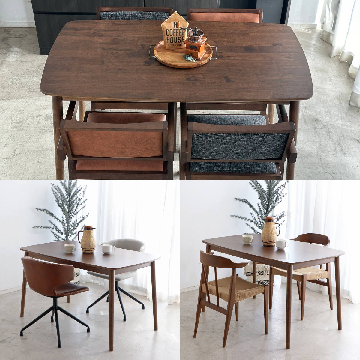 ダイニングテーブル 幅130cm 木製 ( テーブル 食卓テーブル 長方形 机 天然木 木製テーブル 2人 4人 食卓 コンパクト ダイニング 作業 ウッドテーブル 奥行76cm 丸角 )