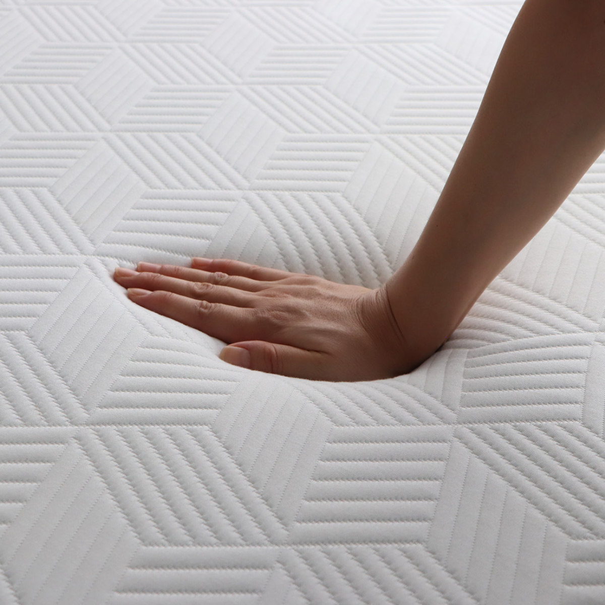 アスリートマットレス ダブル 厚さ18cm ウレタンフォーム ( マットレス ウレタン 寝具 極厚 マット カバー洗濯可 18cm カバー取り外しOK 滑り止め付き ホワイト 清潔 )