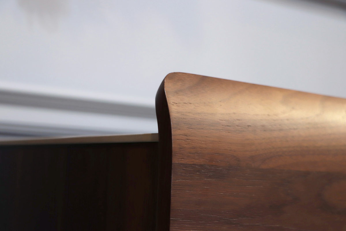 テレビ台 幅179.9cm ローボード ビオランテ 突板 ウォールナット ( TV台 テレビボード 石目調 大容量 スライドレール リビングボード 引き出し 大型テレビ対応 飾り棚 )