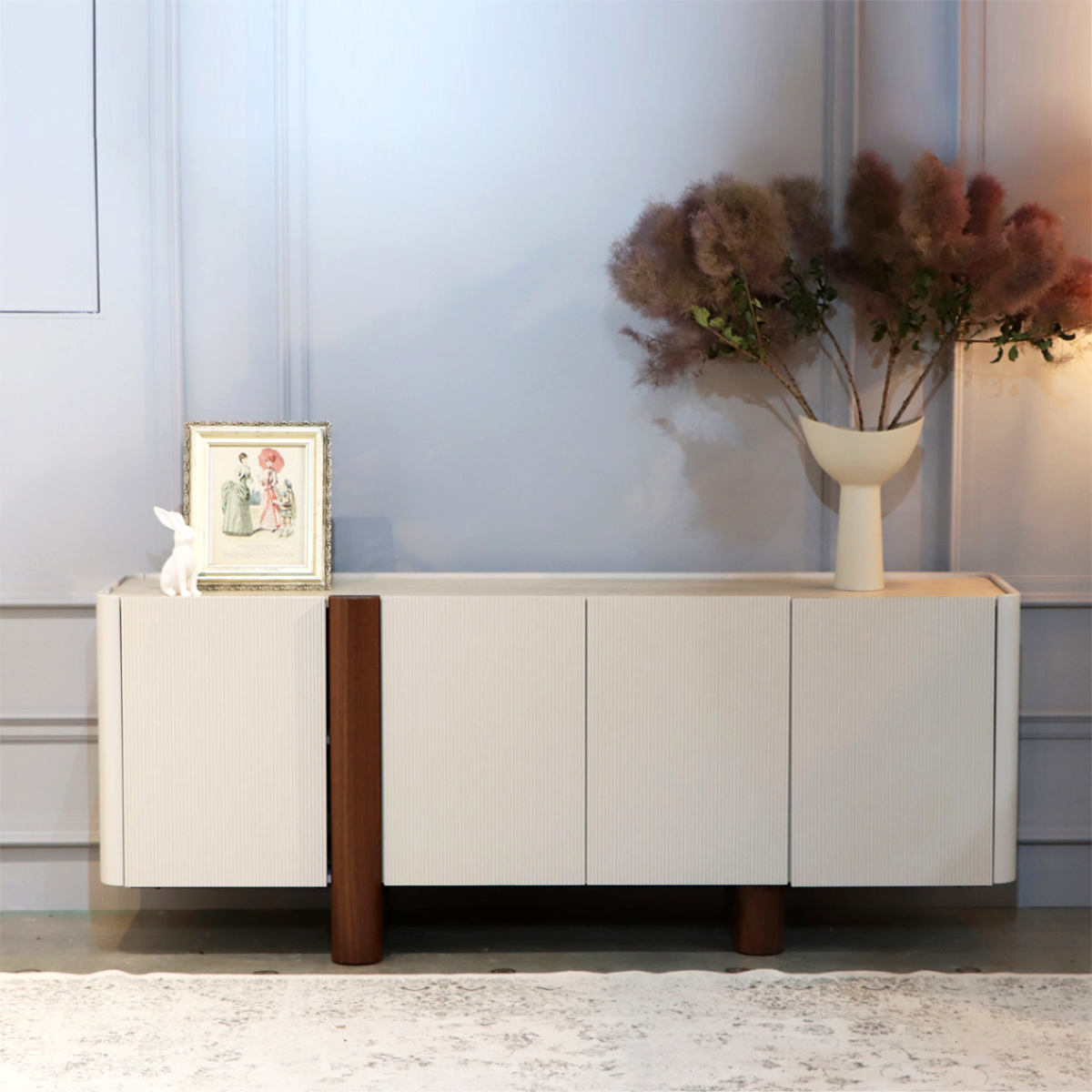 サイドボード 幅180cm ビオランテ 突板 ウォールナット ( リビングボード キャビネット 大容量 可動棚 棚 ラック 飾り棚 食器棚 リビング収納 )