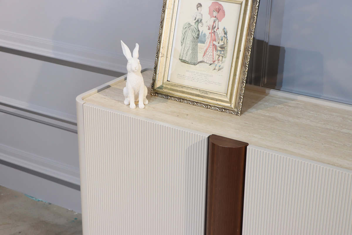 サイドボード 幅180cm ビオランテ 突板 ウォールナット ( リビングボード キャビネット 大容量 可動棚 棚 ラック 飾り棚 食器棚 リビング収納 )