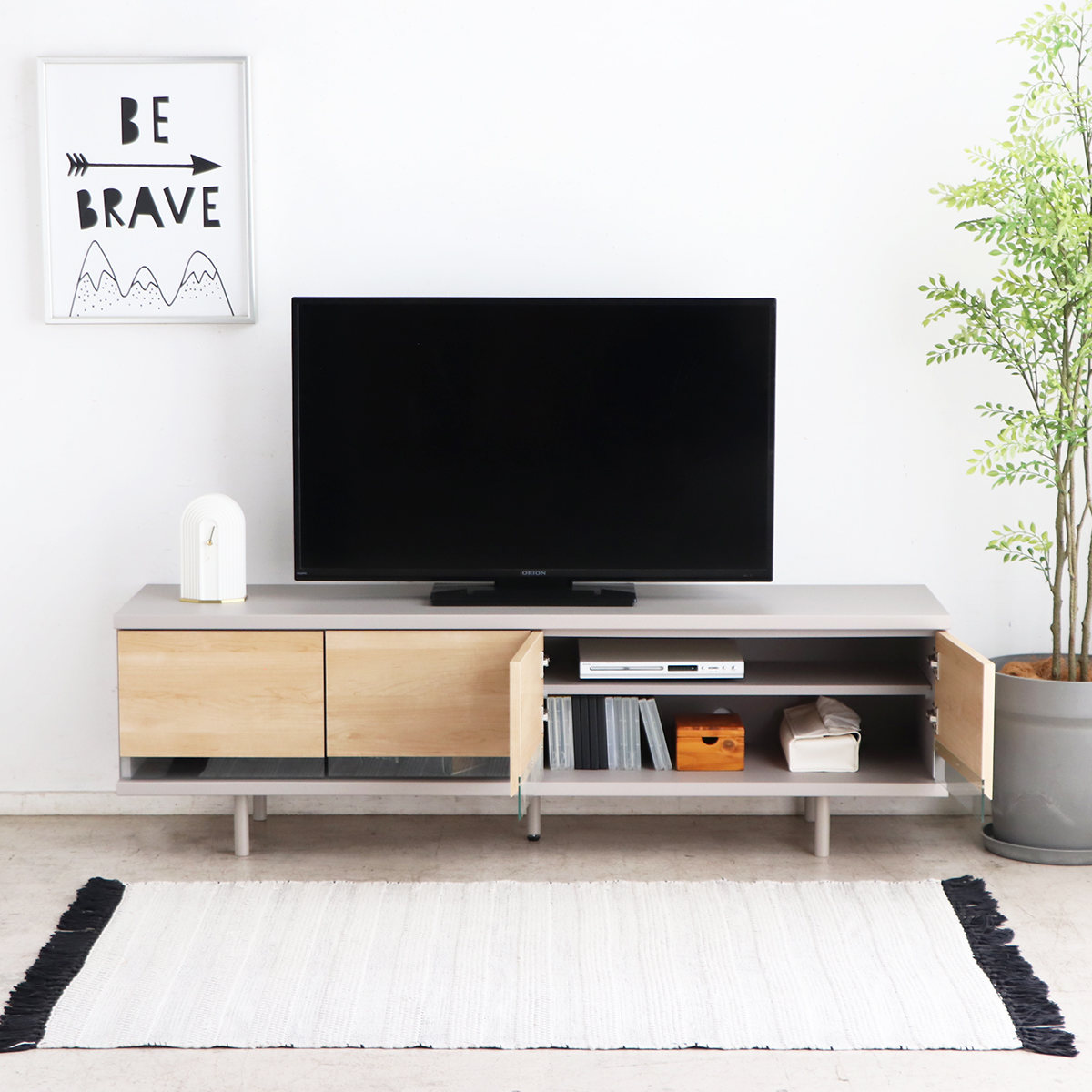 テレビ台 幅152cm カクト 完成品 日本製 脚付き フォースター ( TV台 テレビボード スライドレール リモコン操作可能 リビングボード コンパクト 可動棚 飾り棚 低ホルムアルデヒド F☆☆☆☆ )