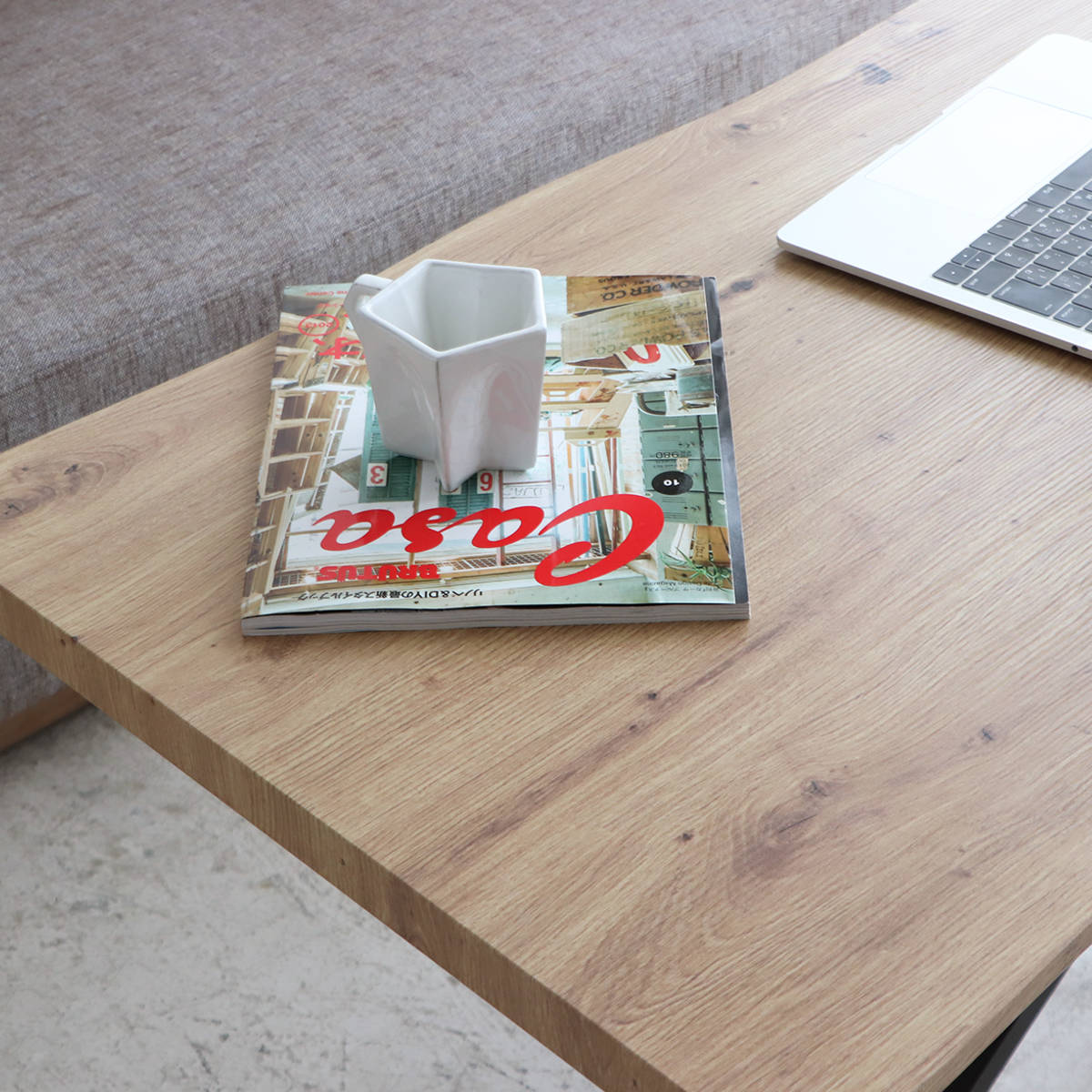 リビングテーブル 幅120cm 昇降式 天然木風天板 リフティングテーブル コルマ ( 昇降式テーブル 120 ローテーブル 一人用 木目調 センターテーブル デスク リビング テーブル 机 高さ調節 作業台 コーヒーテーブル 昇降テーブル ) 【ブラウン】 ブラウン