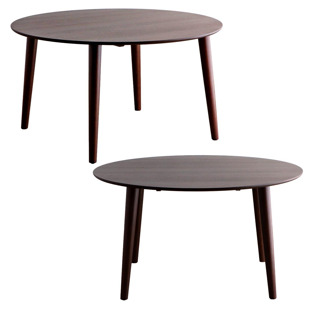 ダイニングテーブル 直径120cm 円形 木製 ロンド ( テーブル 食卓テーブル 机 食卓机 天然木 丸テーブル ダイニング 食卓 木製テーブル 作業台 シンプル 円卓 4人掛け ラウンドテーブル カフェテーブル ) 【ナチュラル】 ナチュラル