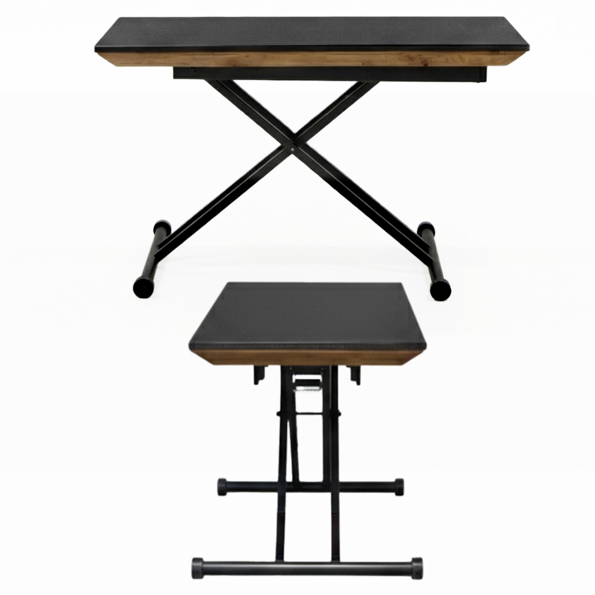 昇降テーブル 幅109.6cm UPカント リフティングテーブル ( 昇降式テーブル ワイド天板 木製 天然木 ローテーブル 一人用 リビング センターテーブル デスク テーブル 机 高さ調節 作業台 コーヒーテーブル 長方形 在宅ワーク )