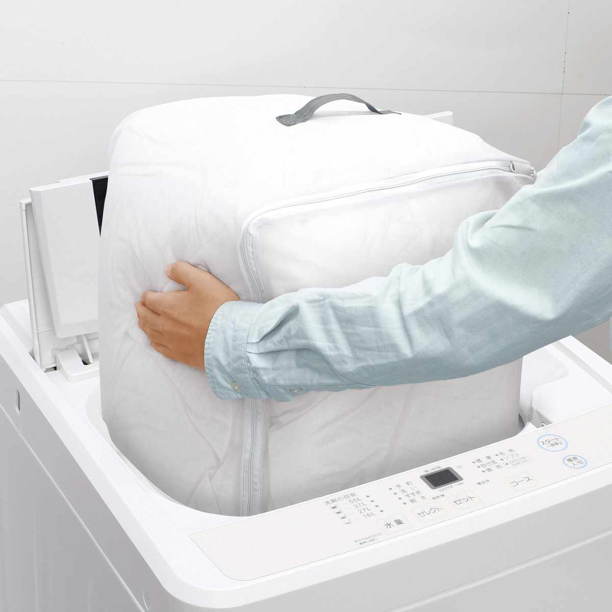 洗濯ネット SPL寝具専用ネット ( 寝具用ネット 洗濯 ネット ランドリーネット 寝具専用 ふとん 寝具用洗濯ネット ランドリーバッグ 布団 毛布 タオルケット 大容量 収納袋型 )