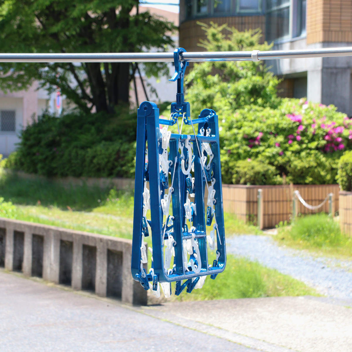 角ハンガー LST サイドフック付き角ハンガー 60ピンチ ( 洗濯 ハンガー フック ピンチ 洗濯ばさみ 大容量 折りたたみ 洗濯バサミ 60 物干しハンガー )