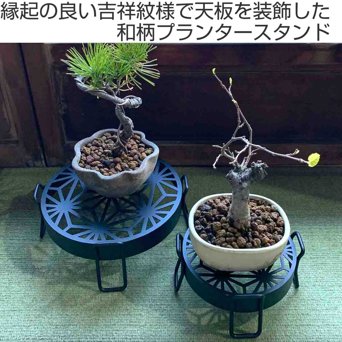 ミニ盆栽 鉢置き - 工芸品