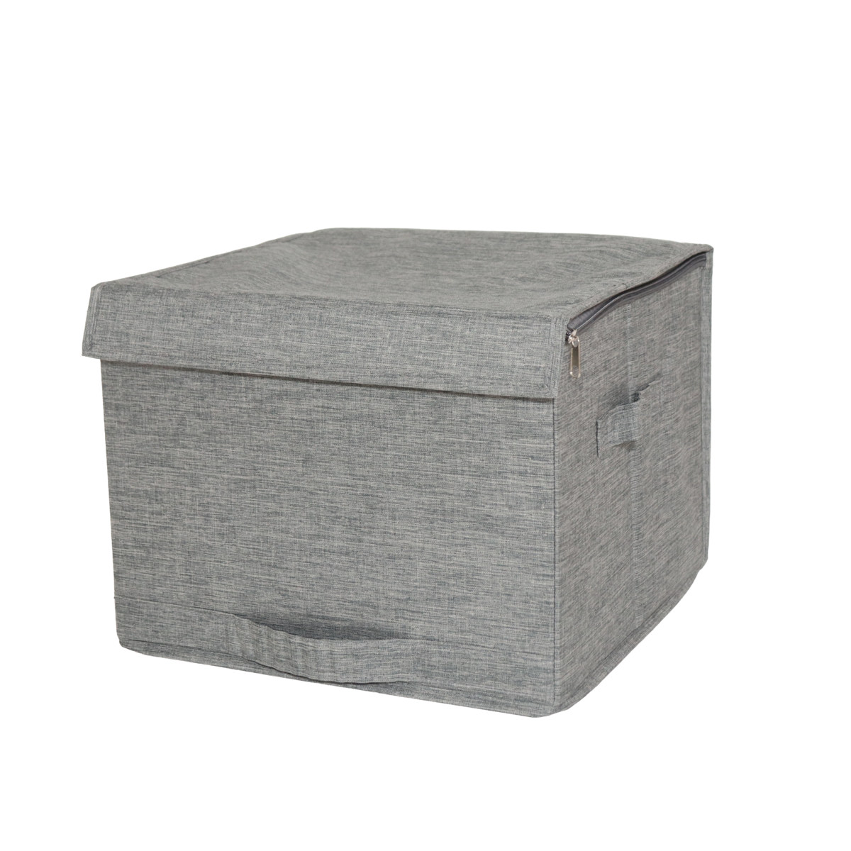 収納ボックス ストレリアカチオン2 BOX M 幅34.5×奥行33×高さ27cm ( 収納 収納ケース ケース ボックス 小物収納 引き出し 蓋 フタ ふた付き 取っ手付き 持ち手付き ファブリック 布製 おしゃれ カチオン 生地 )