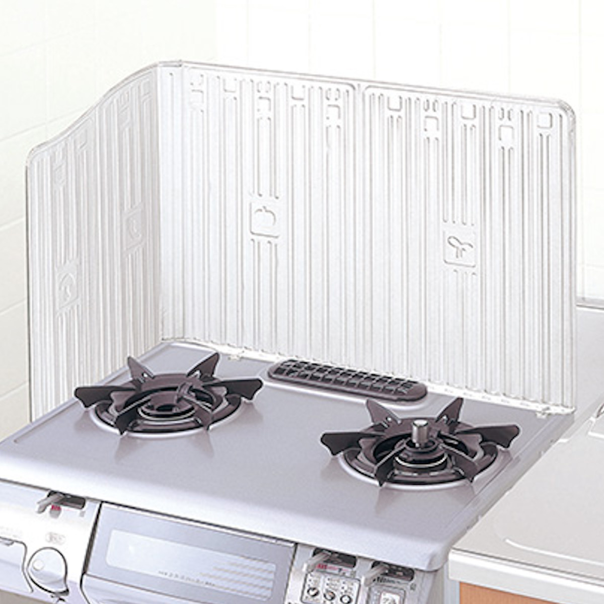 レンジパネル NEW 油はね防止パネル 44×90cm 1枚入り 20セット ( 日本製 油はね防止 油はねガード コンロ ガスコンロ キッチン 汚れ防止 ビルトインコンロ ガステーブル 磁石 油汚れ ガードプレート 揚げ物ガード 使い捨て )