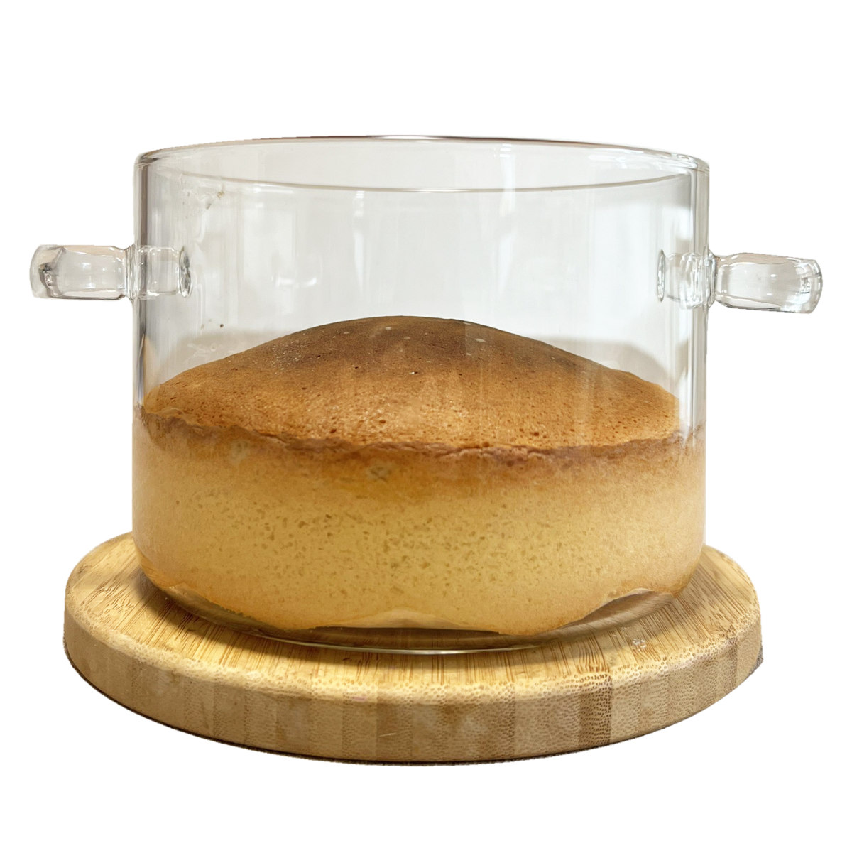 耐熱ガラス両手鍋1.9L ( 両手鍋 ガス火 直火 ガラス製 電子レンジ対応 オーブン対応 ガラス鍋 耐熱ガラス 鍋 なべ 両手なべ ガス火対応 直火対応 電子レンジ調理器 レンジ用鍋 蓋付き おしゃれ )