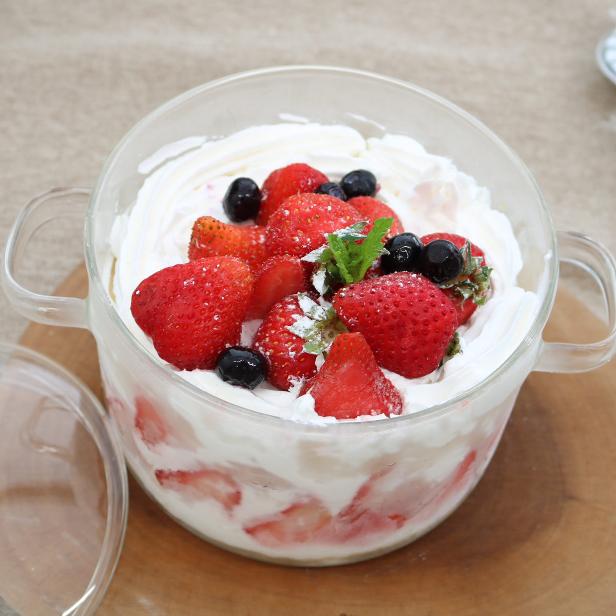 耐熱ガラス両手鍋1.9L ( 両手鍋 ガス火 直火 ガラス製 電子レンジ対応 オーブン対応 ガラス鍋 耐熱ガラス 鍋 なべ 両手なべ ガス火対応 直火対応 電子レンジ調理器 レンジ用鍋 蓋付き おしゃれ )