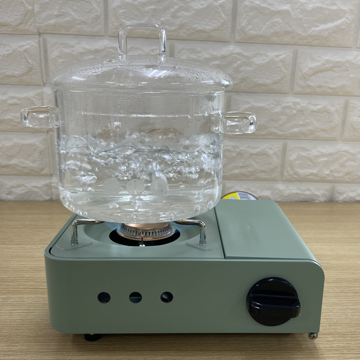 耐熱ガラス両手鍋1.9L ( 両手鍋 ガス火 直火 ガラス製 電子レンジ対応 オーブン対応 ガラス鍋 耐熱ガラス 鍋 なべ 両手なべ ガス火対応 直火対応 電子レンジ調理器 レンジ用鍋 蓋付き おしゃれ )