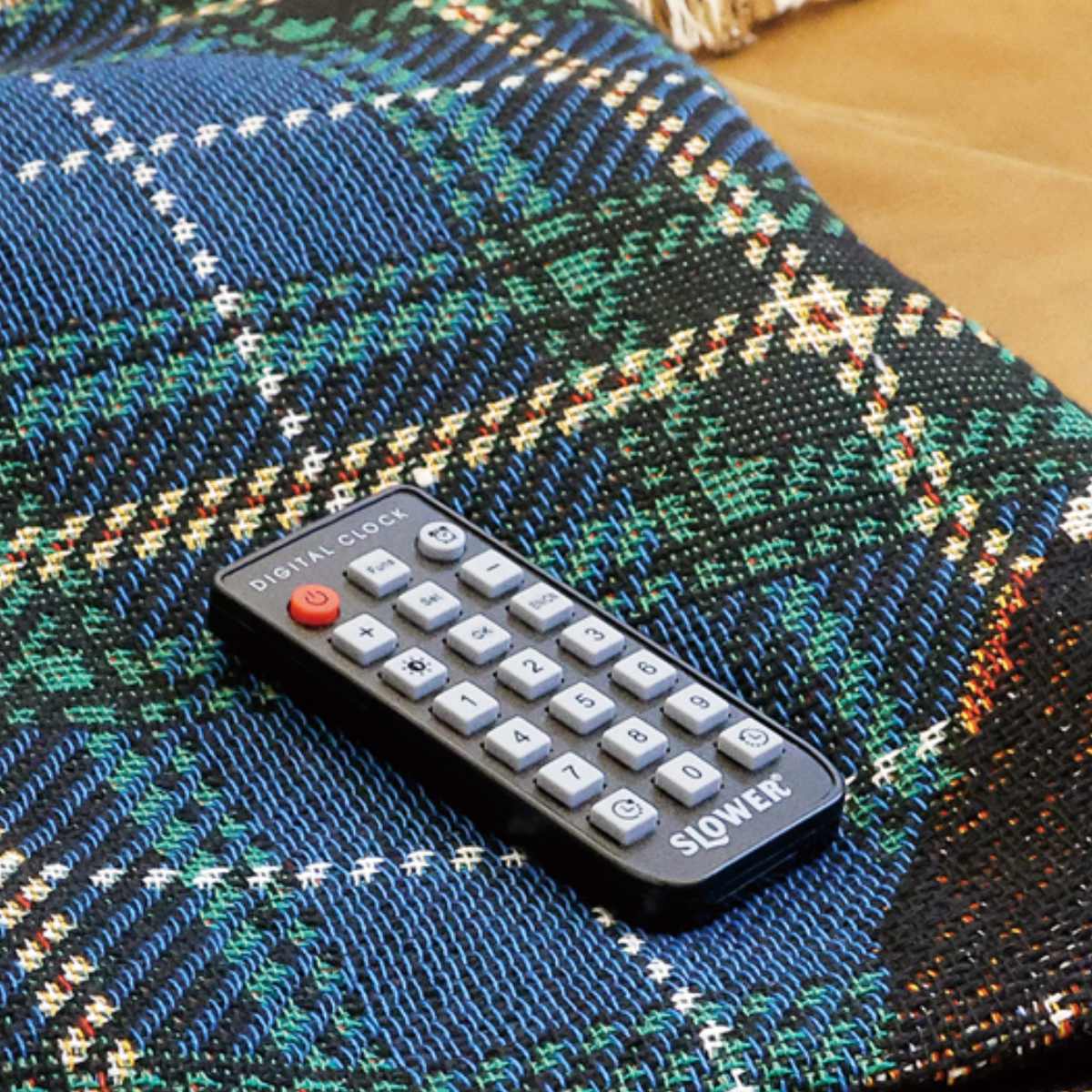 置き時計 LED Wi-Fi カレンダー機能付き 置き掛け兼用 SLOWER カミーノ ( 温度計 カレンダー USB LED時計 置き 掛け アラーム 輝度調節 自動調整 卓上時計 時計 とけい クロック 日付 曜日 温度 コンパクト おしゃれ )