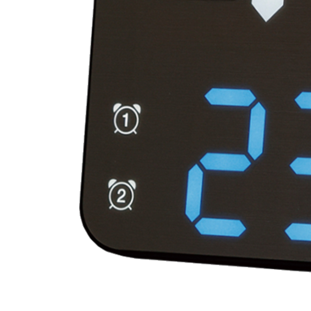 置き時計 LED デジタル時計 リモコン付き 置き掛け兼用 SLOWER ビエント アルミニウム ( 温度計 カレンダー USB LED時計 置き 掛け アラーム スヌーズ カウントダウン ストップウォッチ 輝度調整 曜日表示 おしゃれ )