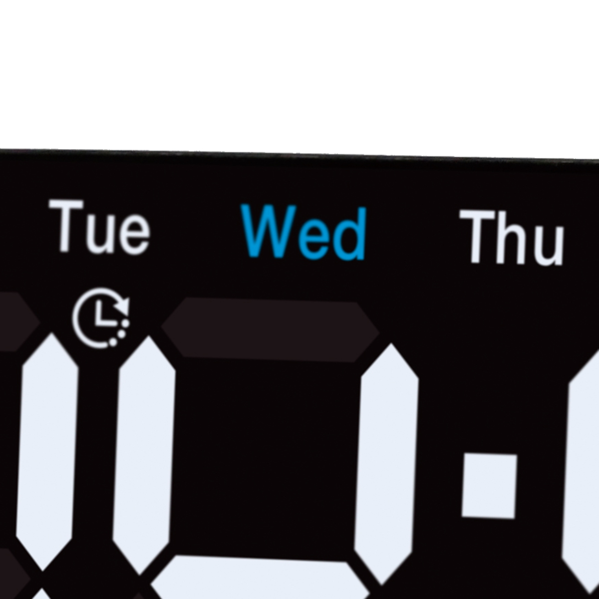 置き時計 LED デジタル時計 リモコン付き 置き掛け兼用 SLOWER ビエント ( 温度計 カレンダー USB LED時計 置き 掛け アラーム スヌーズ カウントダウン ストップウォッチ 輝度調整 曜日表示 おしゃれ )