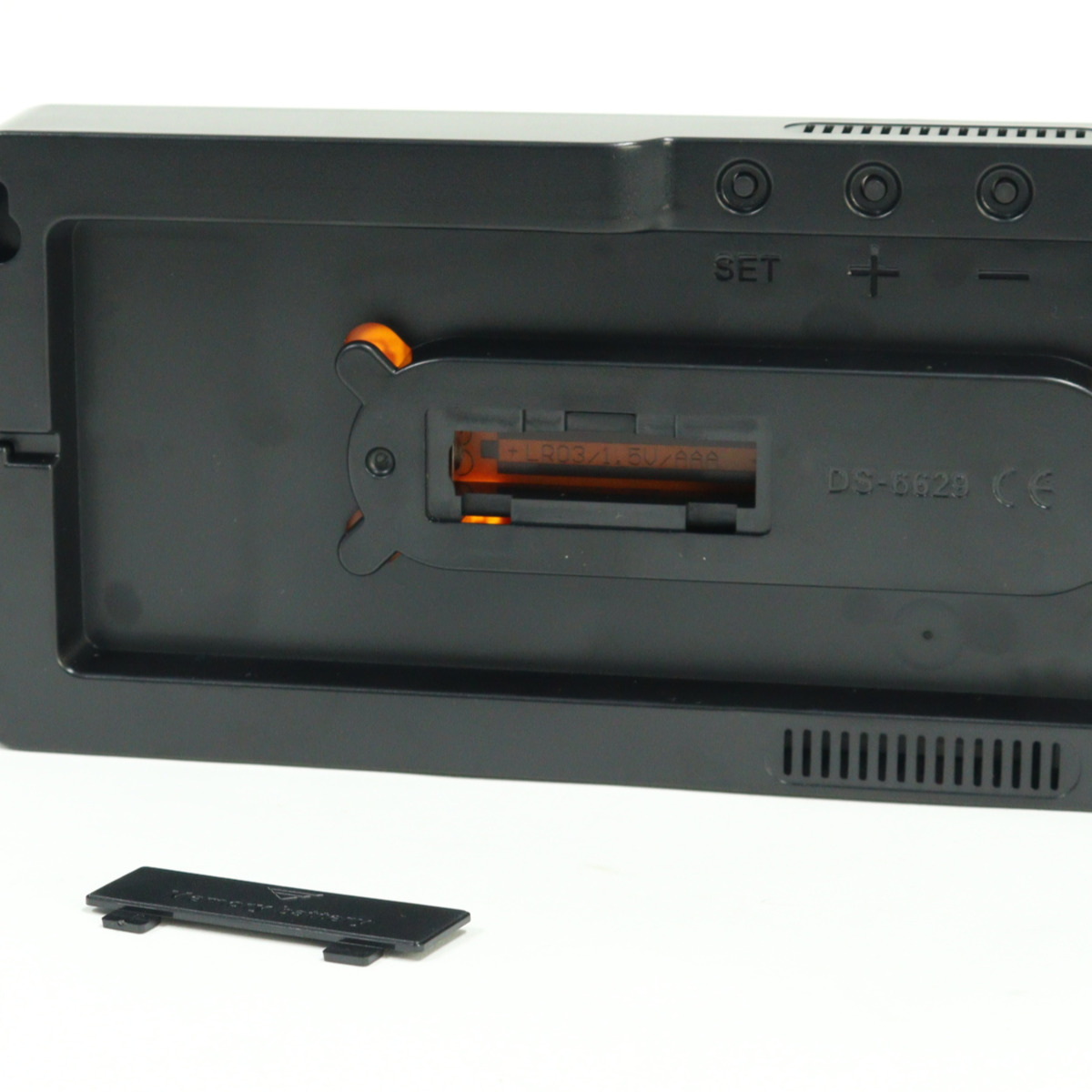 置き時計 LED デジタル時計 リモコン付き 置き掛け兼用 SLOWER リコ ( 温度計 カレンダー USB LED時計 置き 掛け 輝度調節 卓上時計 日付 曜日 温度 コンパクト おしゃれ スヌーズ アラーム 大画面 大きい )