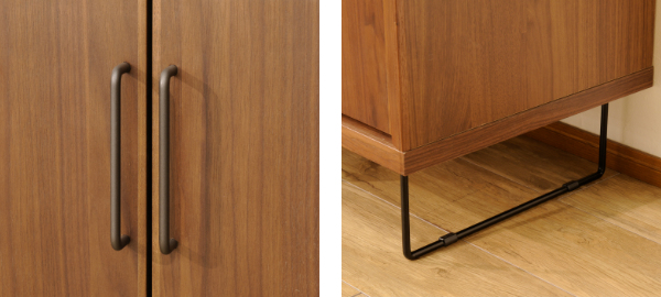 キャビネット 上段オープンラック ウォールナット材 日本製 幅90cm ( 開梱設置 オープンラック カップボード キッチン収納 キッチン 食器収納 木製 完成品 収納 キッチンキャビネット 国産 ブラウン おしゃれ )