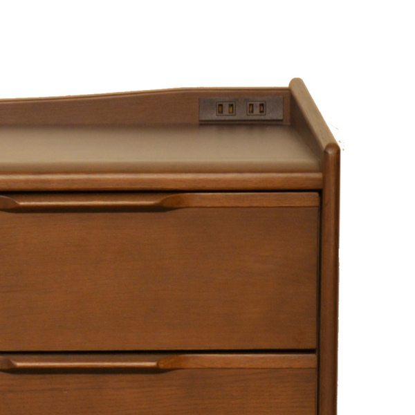 リビングボード 北欧風 ワイドチェスト 3段6杯 天然木 幅100cm ( 開梱設置 収納 リビングチェスト たんす リビング収納 木製 完成品 収納棚 モダン 高級感 ブラウン ナチュラル 北欧モダン ) 【ナチュラル】 ナチュラル