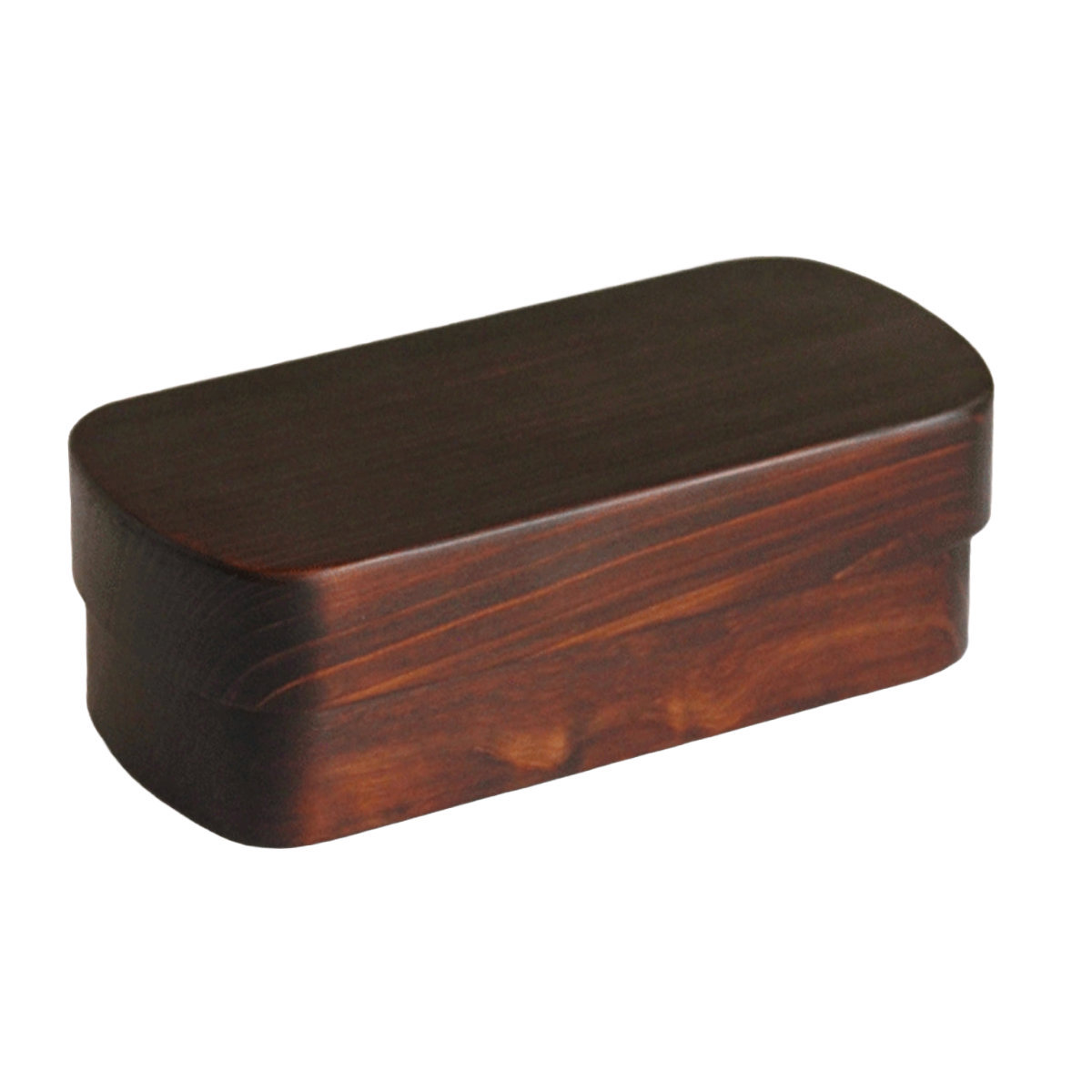 くり抜き弁当箱 1段 520ml 紀州桧弁当箱 type S-4 漆塗 ( 弁当 食洗機対応 天然木 紀州桧 一段 おしゃれ 仕切り付き 日本製 食洗機OK お弁当 木 木製 くりぬき ランチボックス シンプル 和風 お弁当箱 弁当箱 )