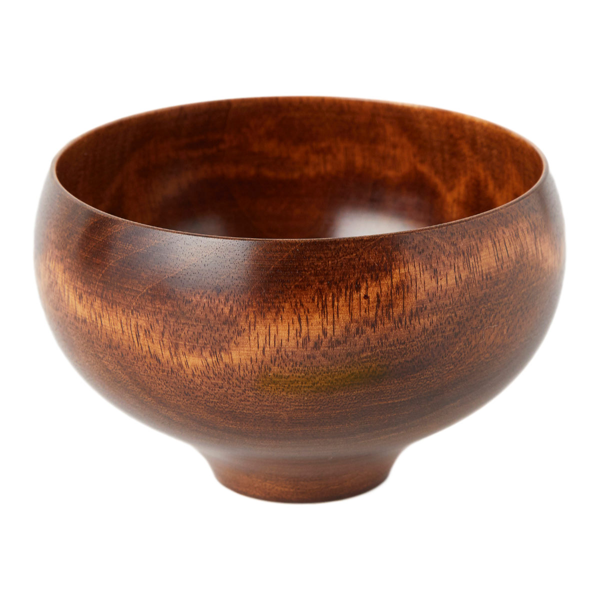 汁椀 B.C. 水目桜 TSUBO ( 食洗機対応 350ml 木製 天然木 日本製 茶碗 お椀 スープボウル 食器 和食器 ナチュラル おしゃれ カフェ風 和モダン ) 【ブラウン】 ブラウン