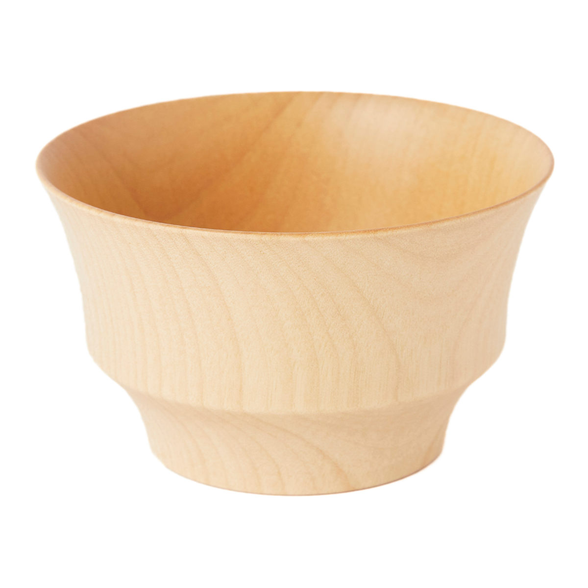 汁椀 B.C. 水目桜 HACHI ( 食洗機対応 320ml 木製 天然木 日本製 茶碗 お椀 スープボウル 食器 和食器 ナチュラル おしゃれ カフェ風 和モダン ) 【ブラウン】 ブラウン