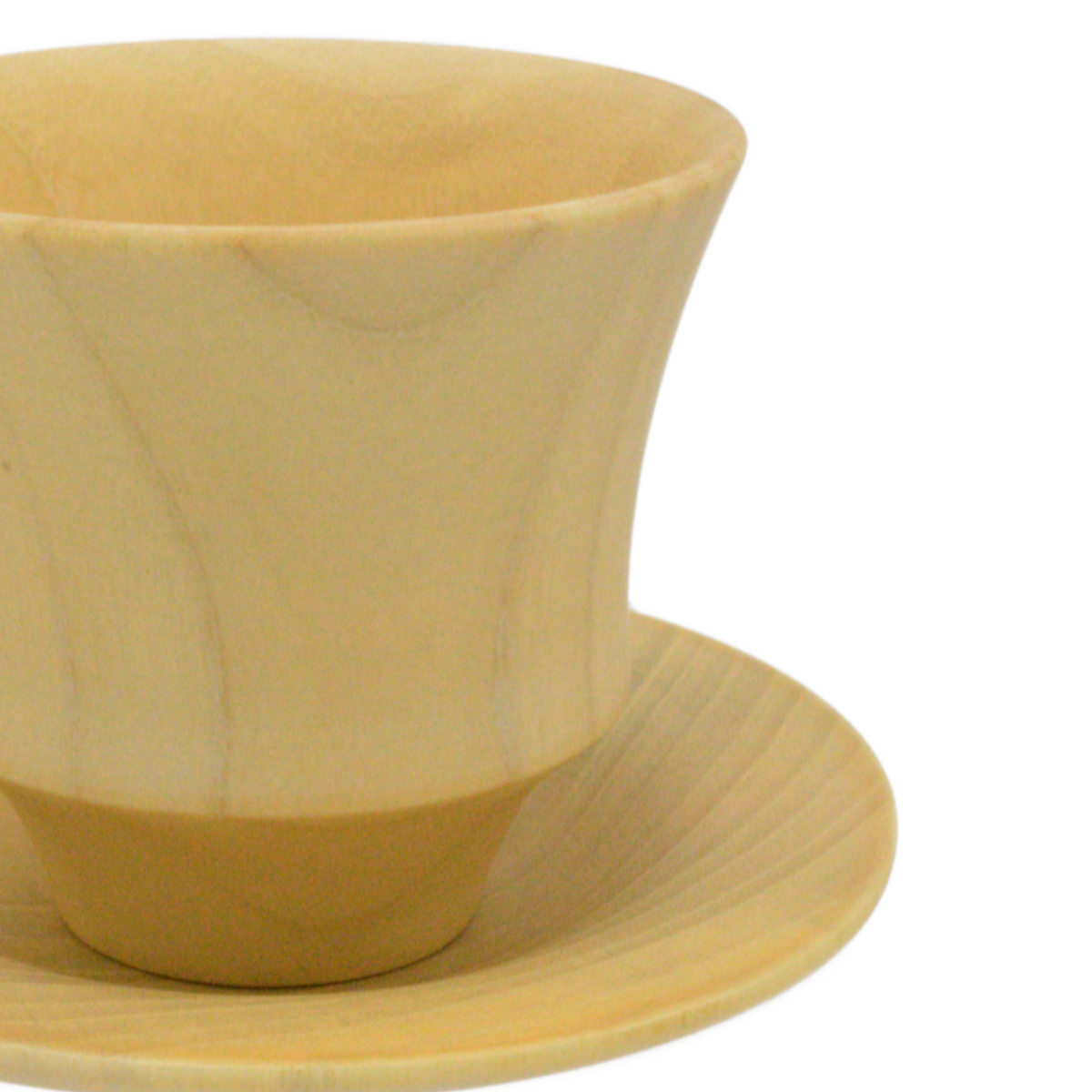 カップ ソーサー B.C. COFFEE HACHI ソーサー付き ( 食洗機対応 170ml 木製 天然木 コップ コーヒーカップ ティーカップ コーヒー コーヒーウェア 日本製 ナチュラル おしゃれ カフェ風 和モダン ) 【ブラウン】 ブラウン