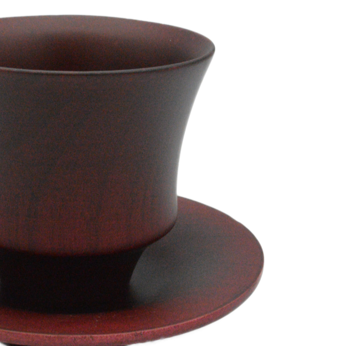 カップ ソーサー B.C. COFFEE HACHI ソーサー付き ( 食洗機対応 170ml 木製 天然木 コップ コーヒーカップ ティーカップ コーヒー コーヒーウェア 日本製 ナチュラル おしゃれ カフェ風 和モダン ) 【ブラウン】 ブラウン