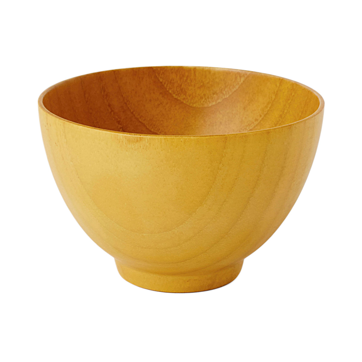 ボウル シフォン スープボール L ( 食洗機対応 13cm 460ml 汁椀 木製 日本製 お椀 おわん 丼 丼ぶり 椀 食器 うつわ 器 北欧 ナチュラル 和モダン 木目 カフェ風 おしゃれ ) 【ブラウン】 ブラウン