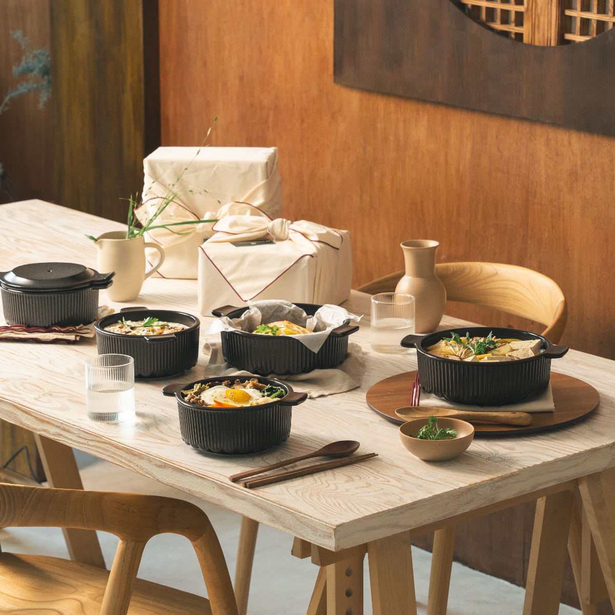 韓国風土鍋 16cm ガス火専用 OREUM 電子レンジ対応 オーブン対応 食洗機対応 5号 ドクターハウス ( Dr.HOWS オルム 土鍋 ミニ おしゃれ 一人用 直火対応 高密度ペタライト IH土鍋 直火土鍋 両手鍋 卓上鍋 土鍋ご飯 皿 鍋 1人鍋 )