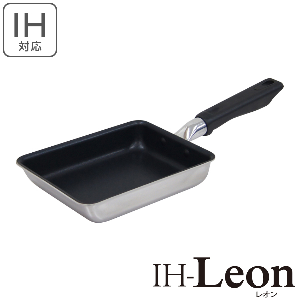 玉子焼き器 14×19cm IH対応 IHレオン フッ素加工 テフロン 軽量 フライパン 卵焼き