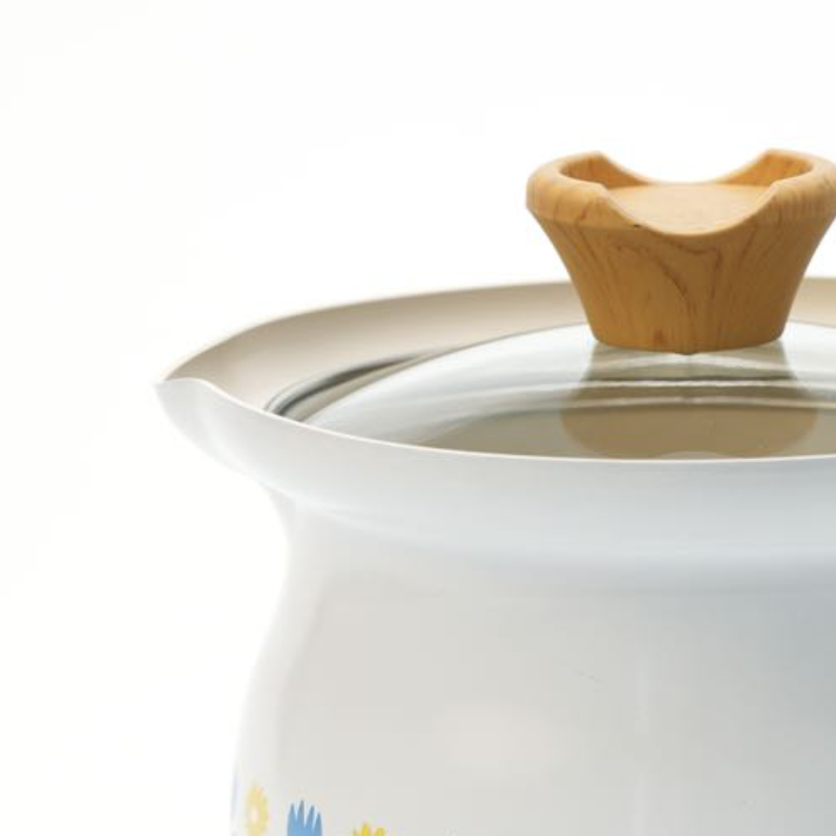 マルチポット 2.5L IH対応 吹きこぼれにくいマルチポット ( 片手鍋 ガス火対応 なべ ポット ふっ素加工 フッ素加工 軽い 鍋 万能鍋 マルチ鍋 アルミ鍋 天ぷら鍋 注ぎ口付き アルミポット 湯沸かし ミルクパン 2.5リットル ホワイト ) 【チューリップ】 チューリップ